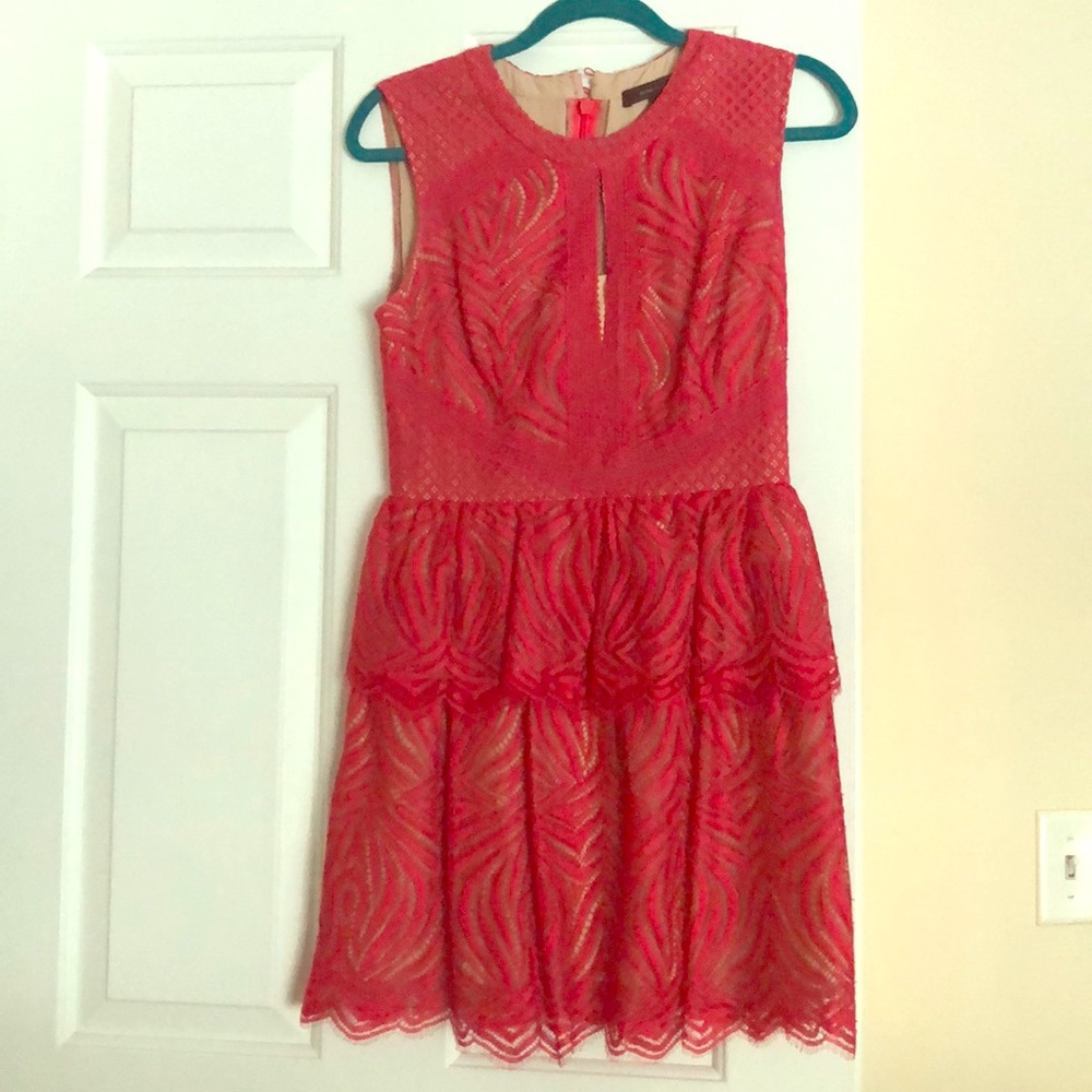 BCBG lace cocktail dress